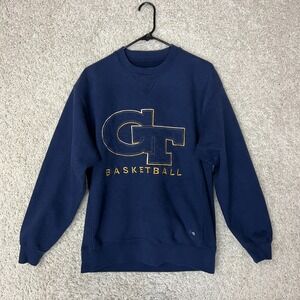 Georgia Tech Yellow Jackets Basketball Sweatshirt Size Medium NCAA College